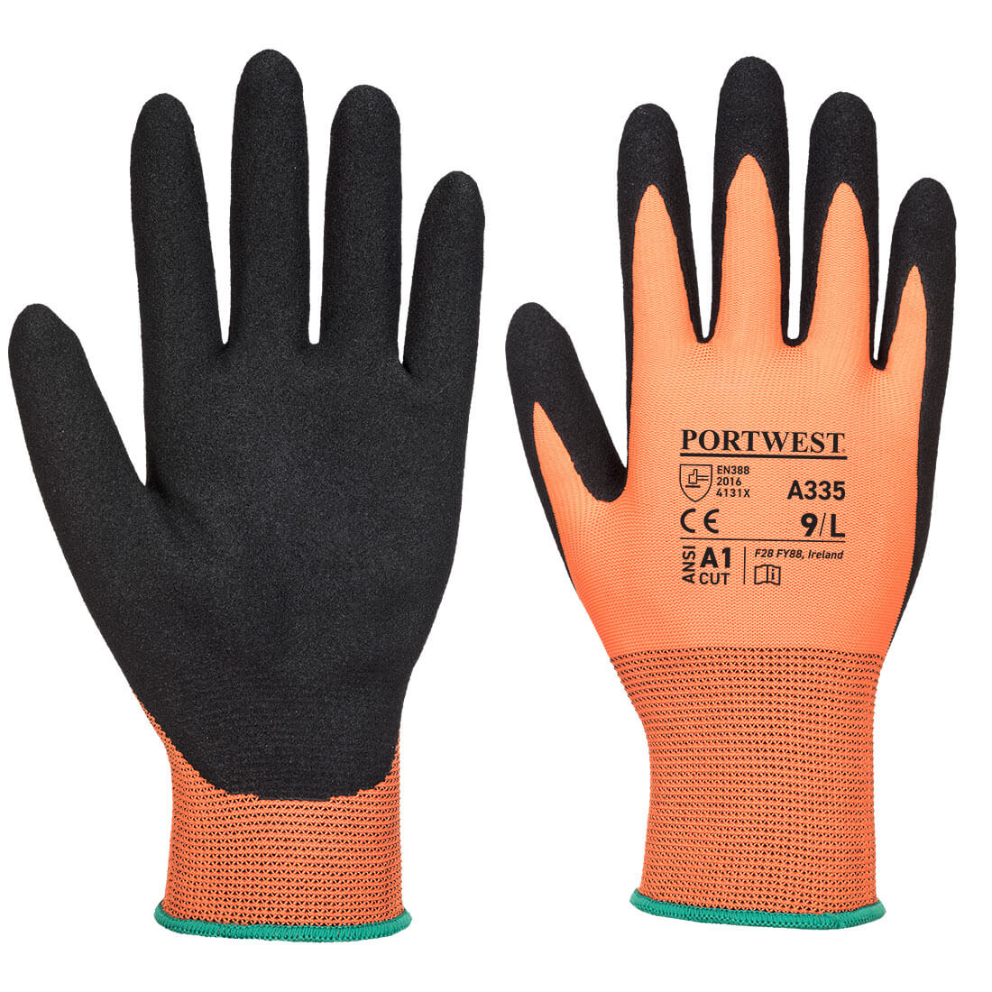 A335 Dermi-Grip NPR15 Nitrile Sandy Glove