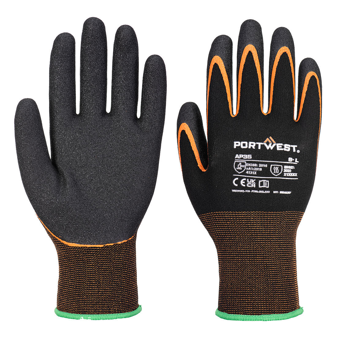 AP35 Grip 15 Nitrile Double Palm Glove