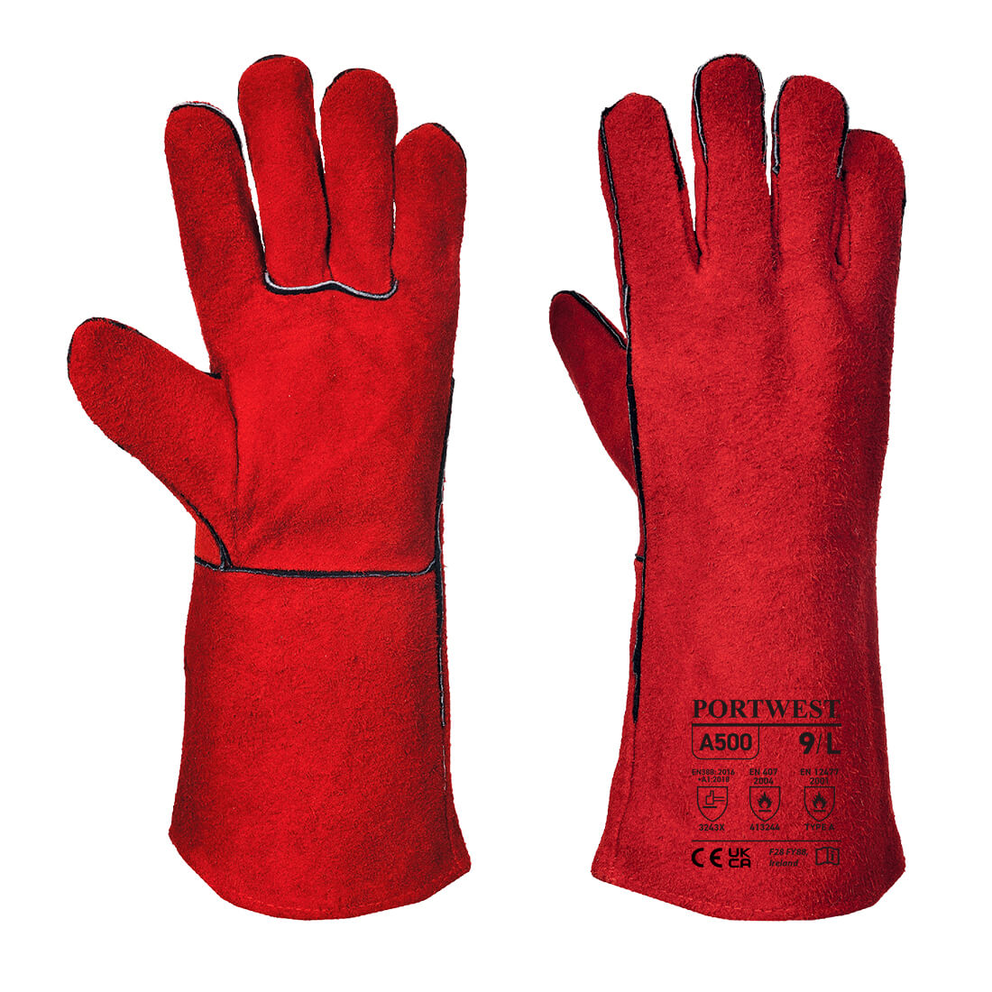 A500 - Welders Gauntlet - Red