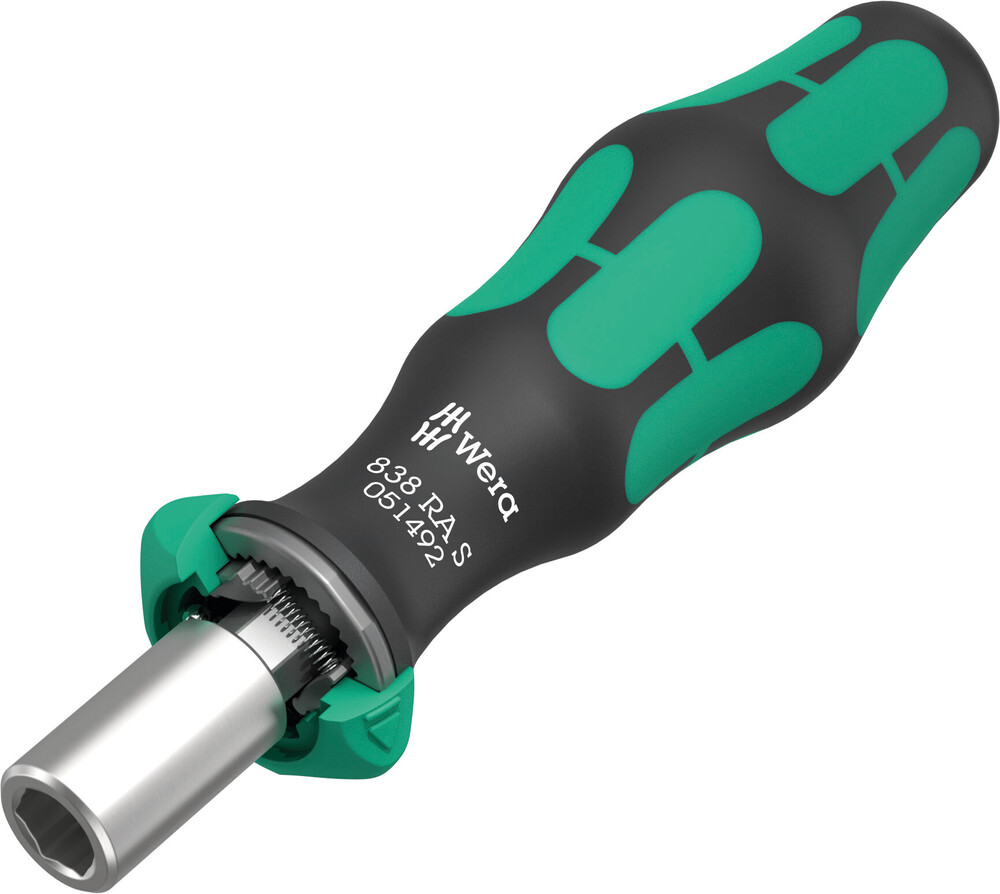 WERA 838 RA S Bits-Handhalter, with ratchet functionality, 1/4" - 05051492001