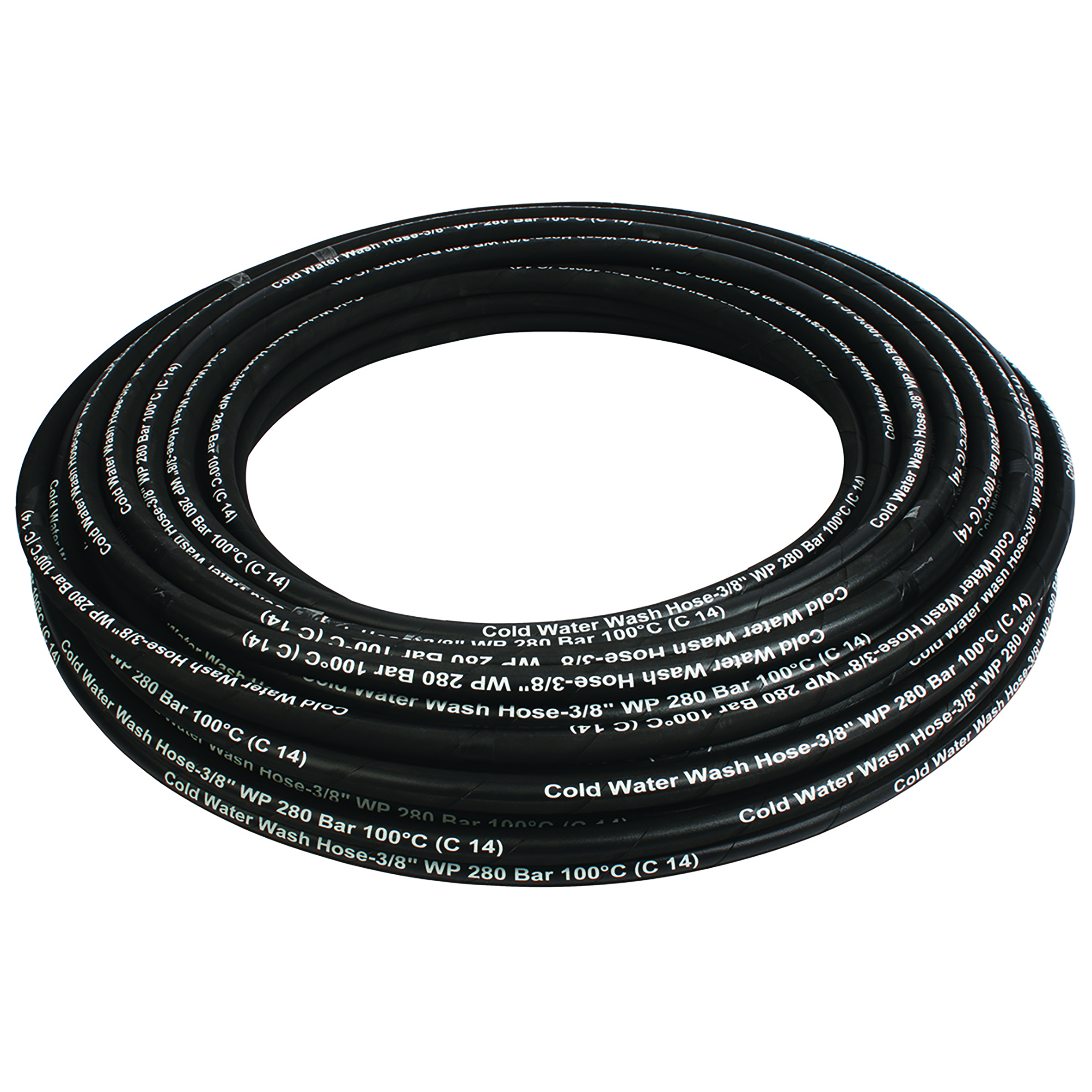 COLD WATER 1/4" R2 BLACK 25M