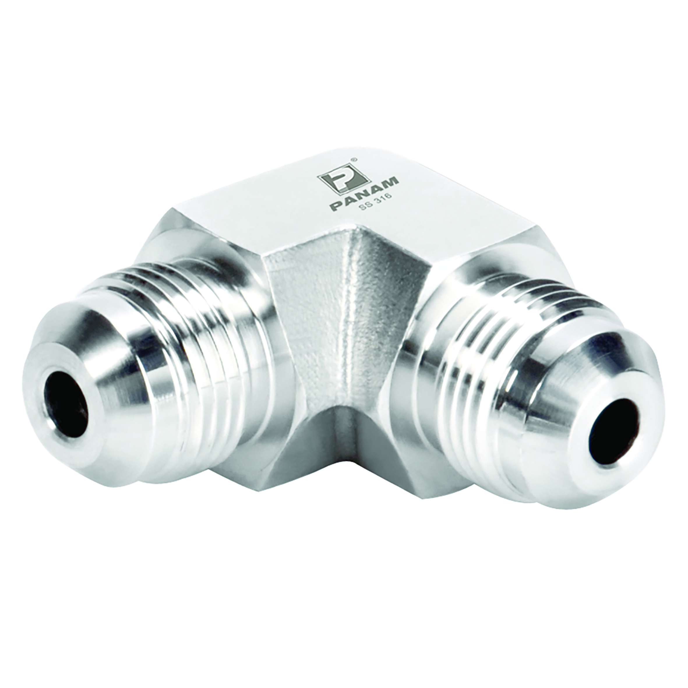 7/8"-14 UNF x 3/8" BSP Tapered Elbow