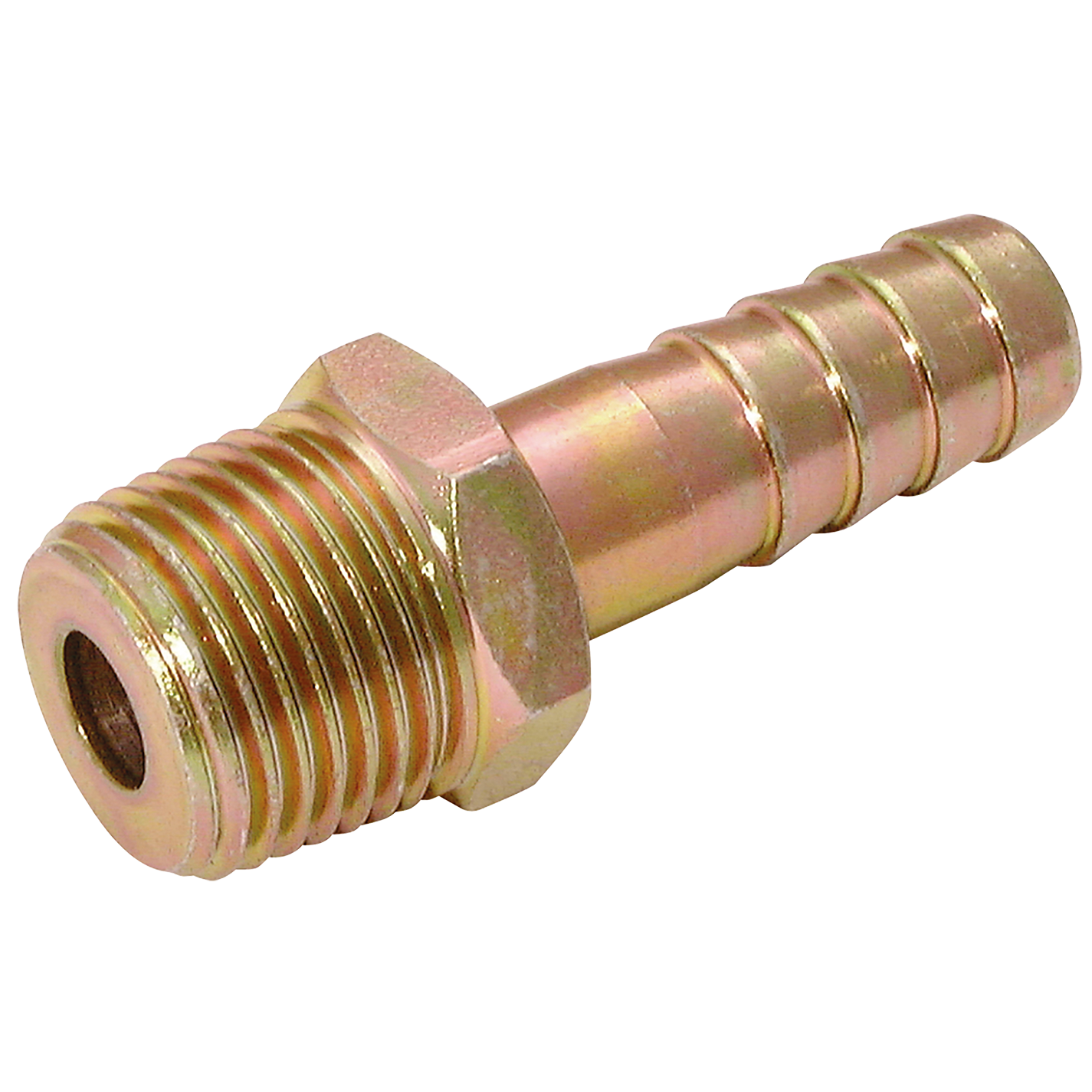 3/8" BSPT MALE X 3/8" HOSE STEEL PLATED