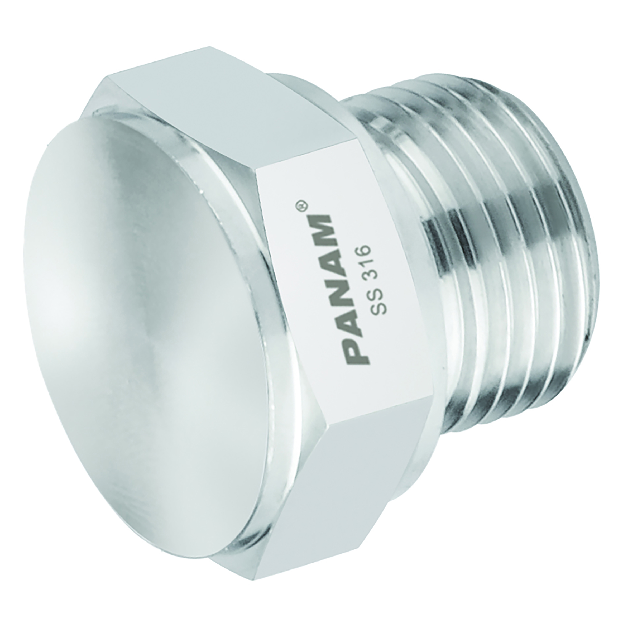 1/4" BSPP MALE PLUG 316S.S HEX HEAD