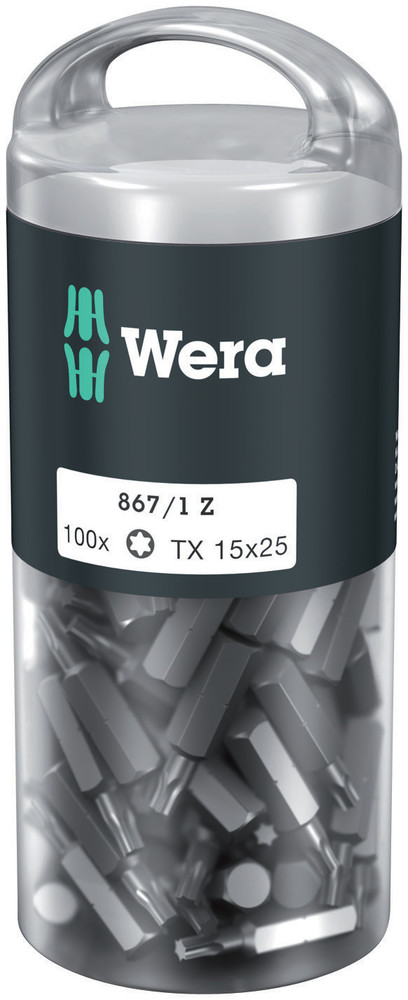 WERA 867/1 TORX® DIY 100 100 x TX 15x25mm