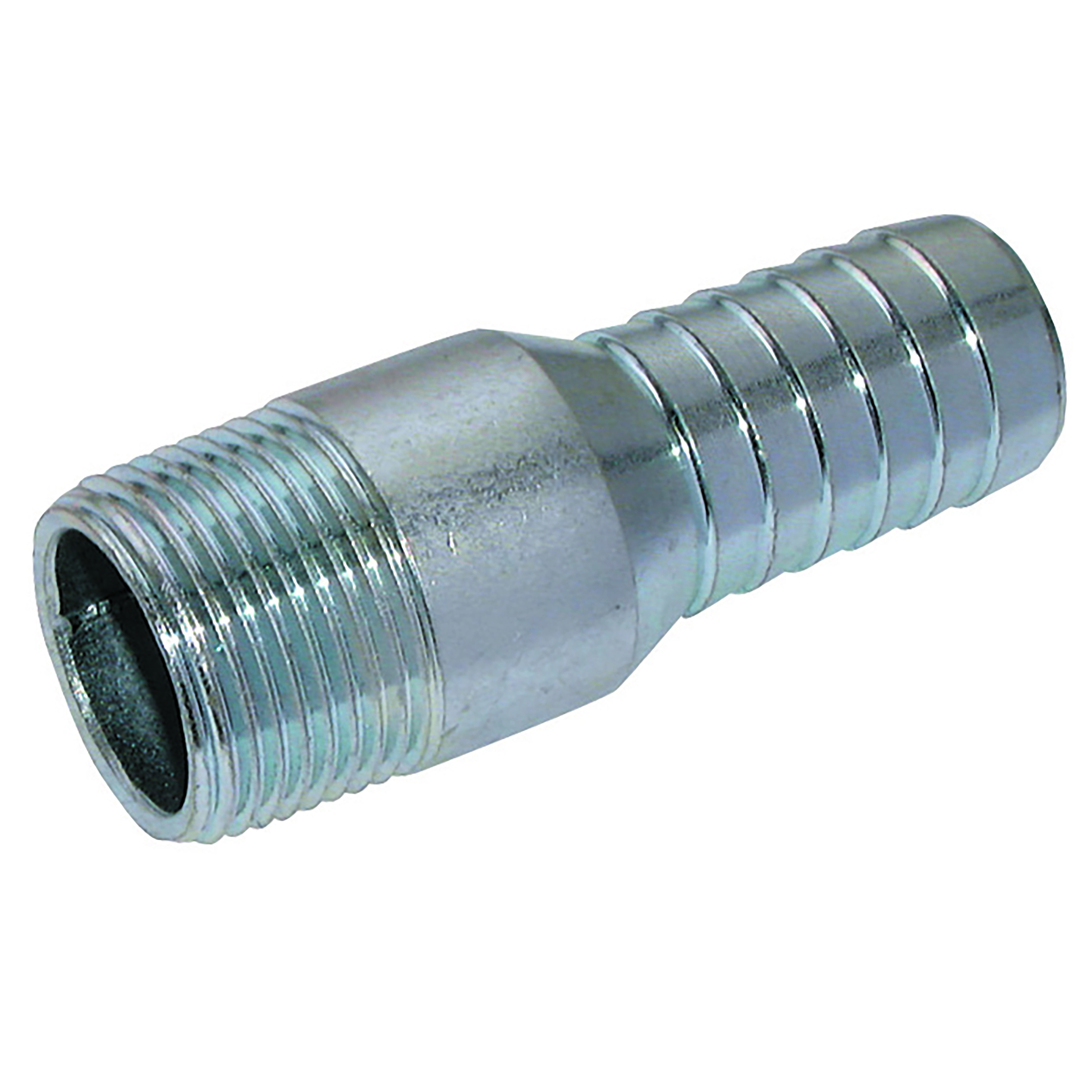 1/2" BSPT STEEL COMBI NIPPLE PLATED