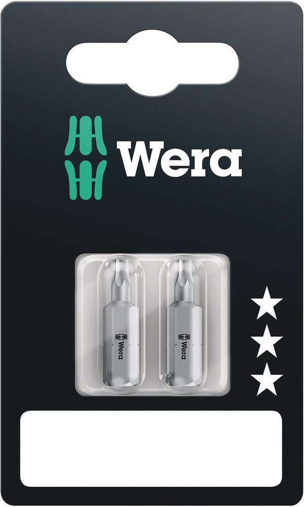 WERA 867/1 SB TORX® bits 2 x TX 15x25mm