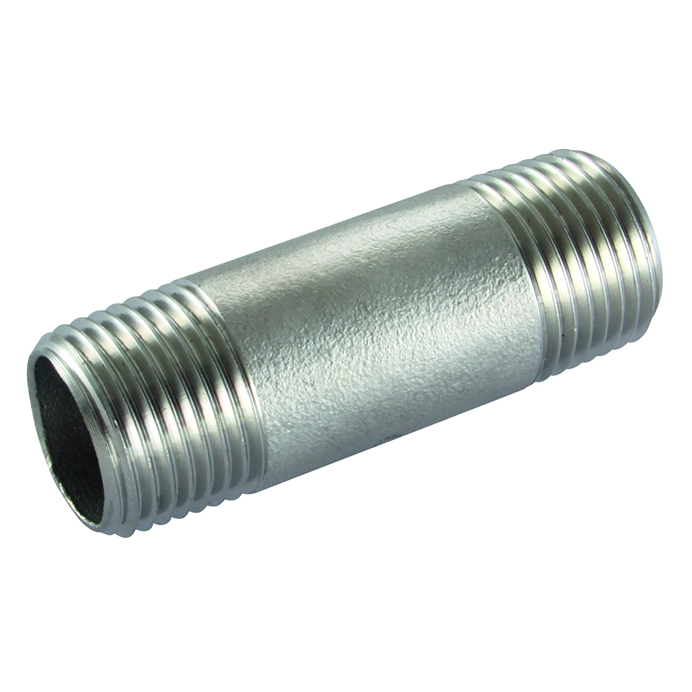 1/8" BSPT EQUAL BARREL NIPPLE STAINLESS STEEL