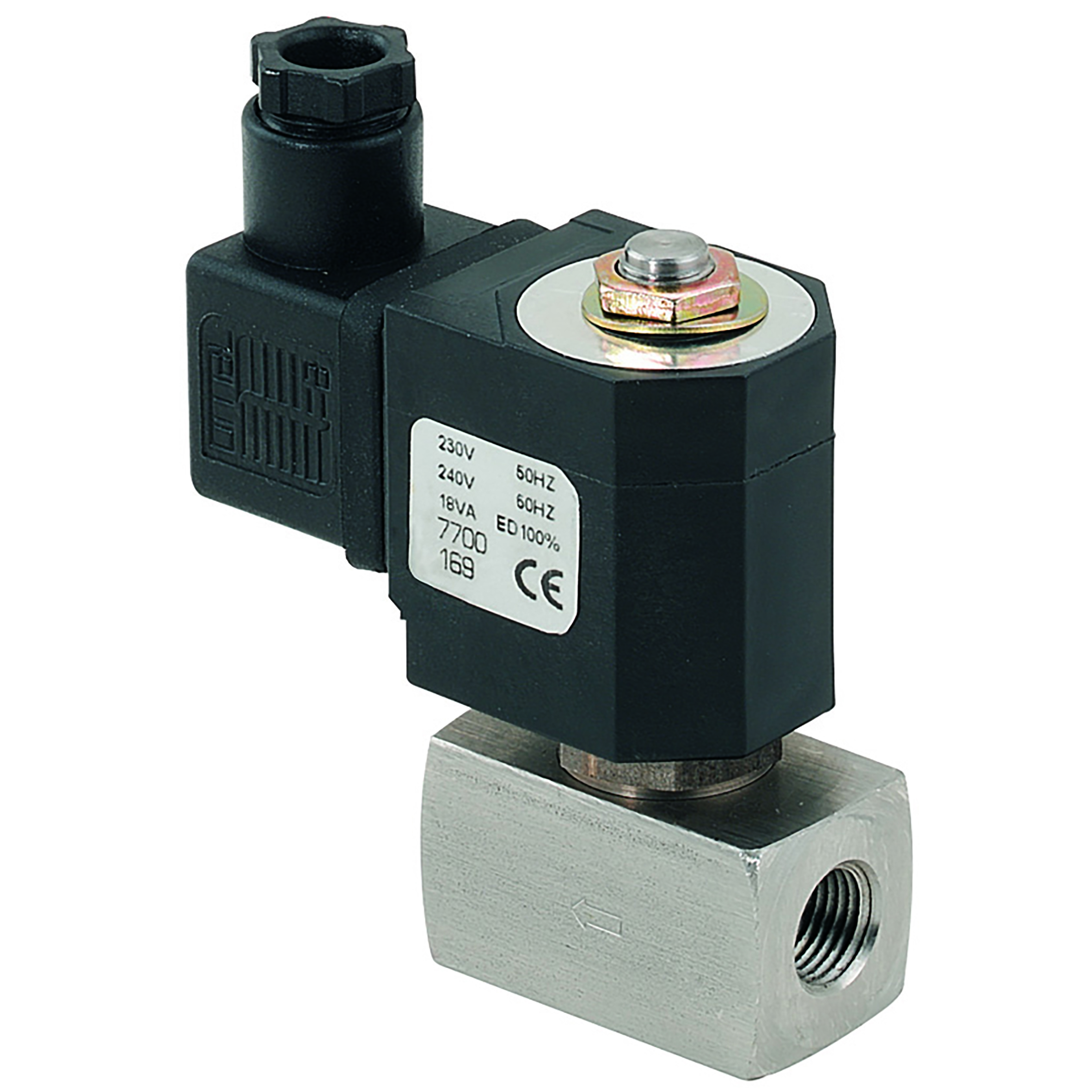 2/2 N/C 1/4" 24DC ST/ST VALVE