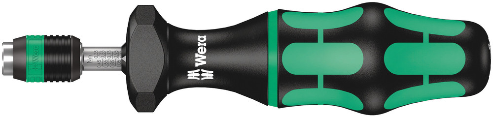 WERA Series 7400 Kraftform adjustable torque screwdrivers (0.1-3.0 Nm) with Rapidaptor quick-release chuck 7440x0.3-1.2mm