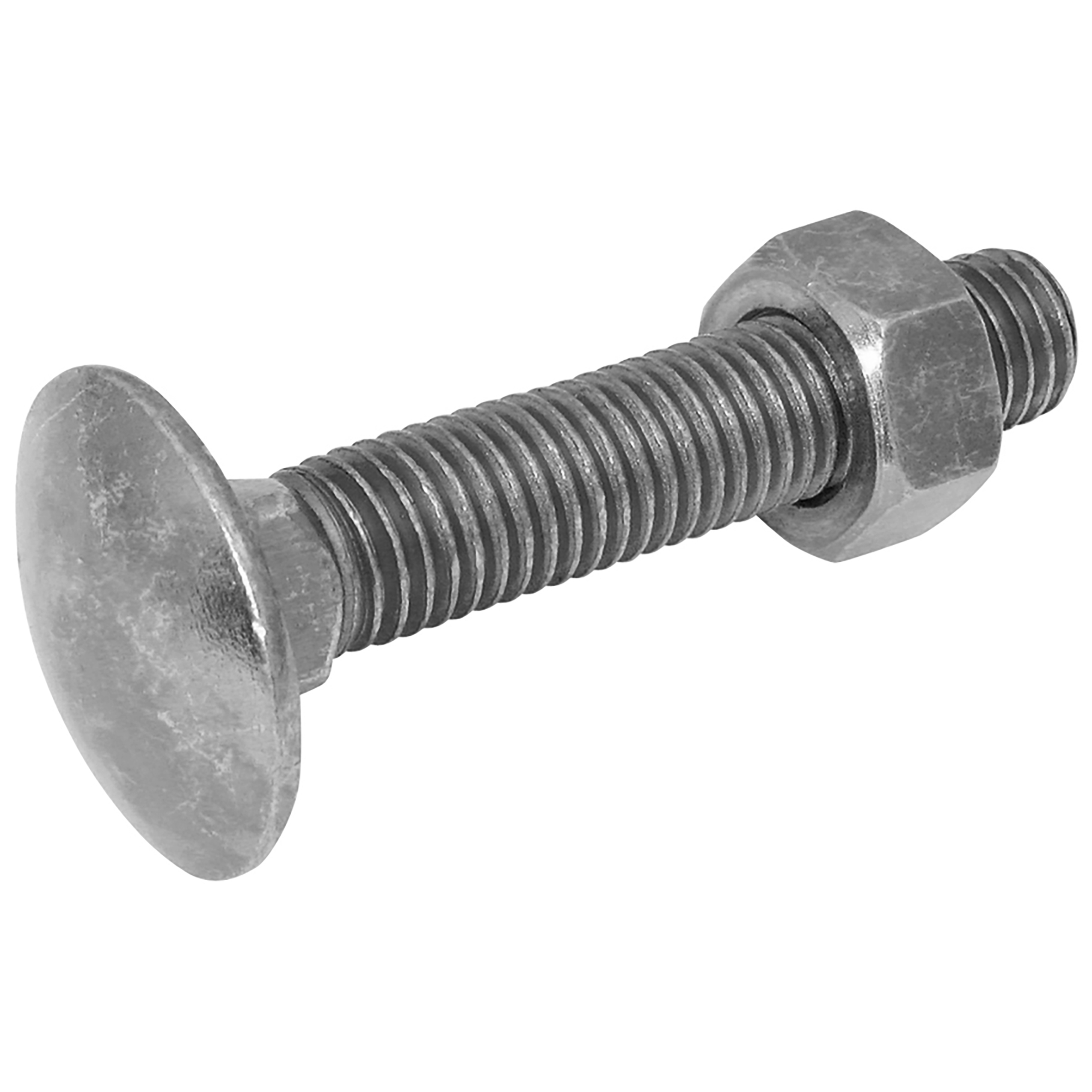 NUT AND BOLT M8 X 40 CUP SQ