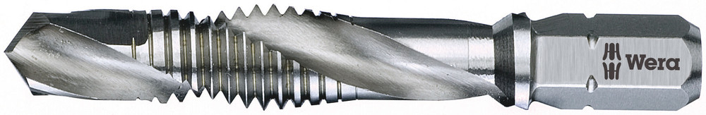 WERA 847 HSS Combined Tap Bits 2.5x36.0mm