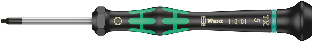 WERA 2067 TORX® HF Screwdriver with holding function for electronic applications TX 5x40mm