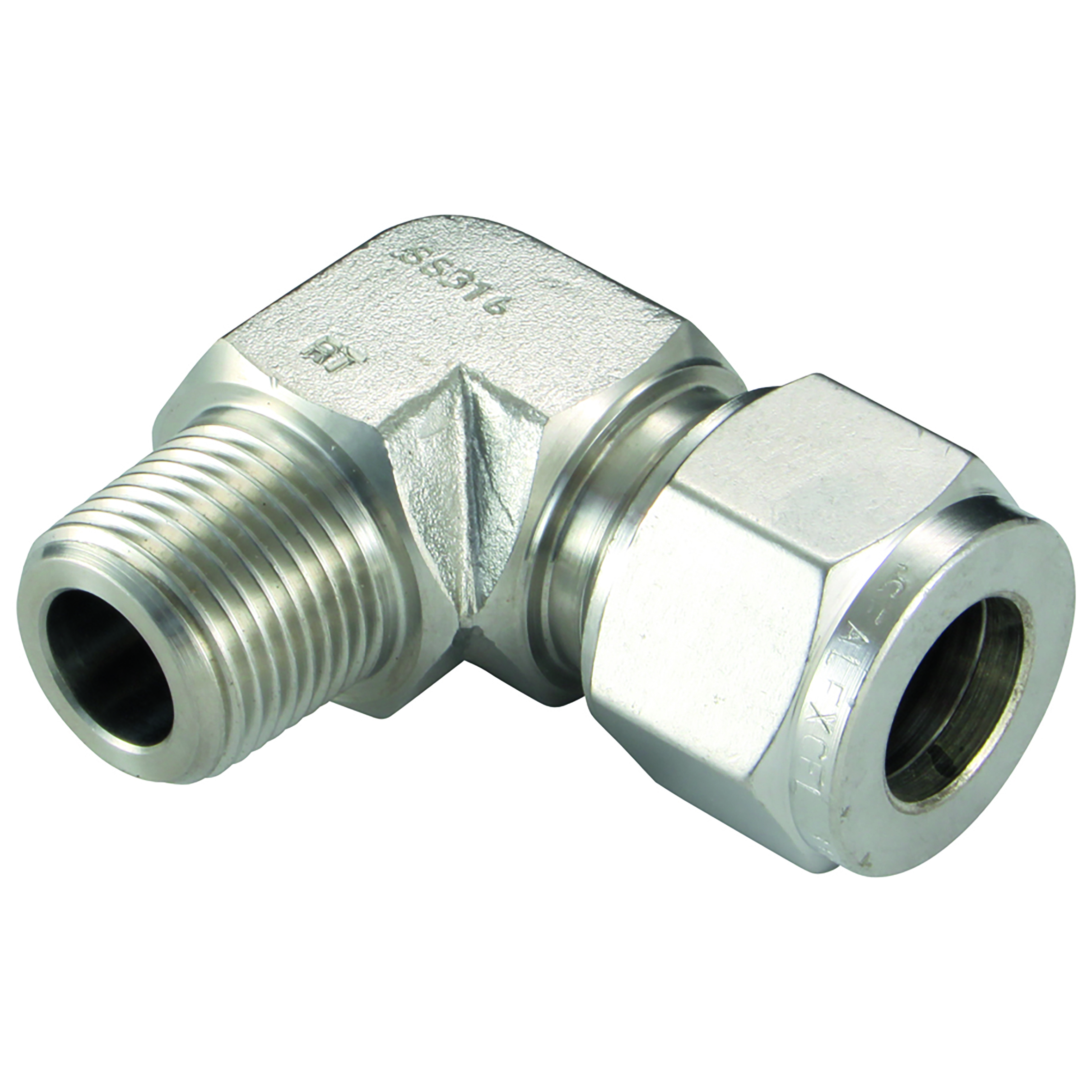 1/2" NPT x 20mm Outside Diameter Elbow