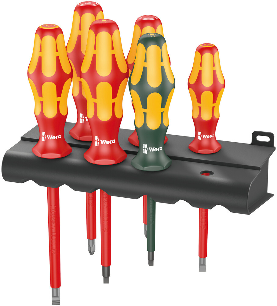 WERA 160 i/168 i/6 Rack Screwdriver set Kraftform Plus Series 100, and rack