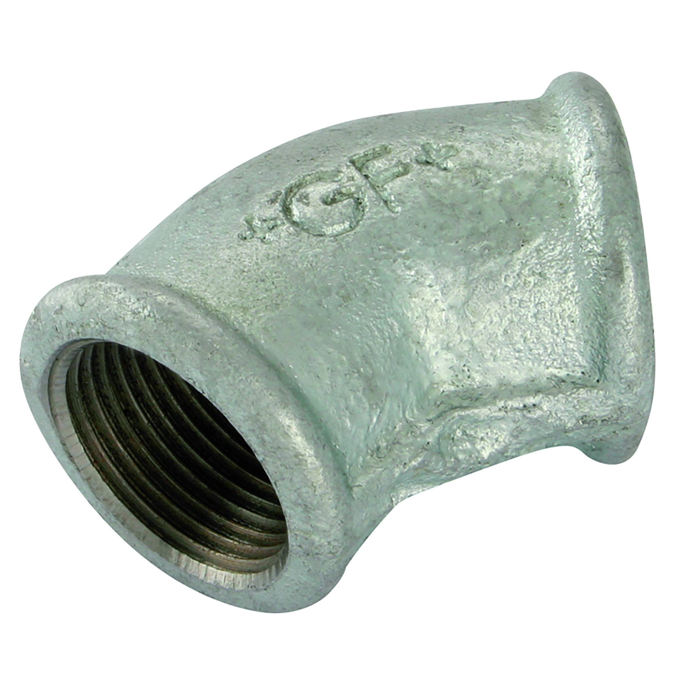 3/4" BSP FEM EQUAL 45Â° ELBOW GALVANISED GF120G