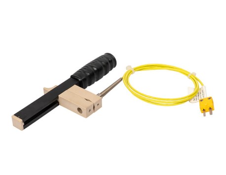 Non-magnetic clamp temperature sensor, 240°C, 1.1m (yellow)
