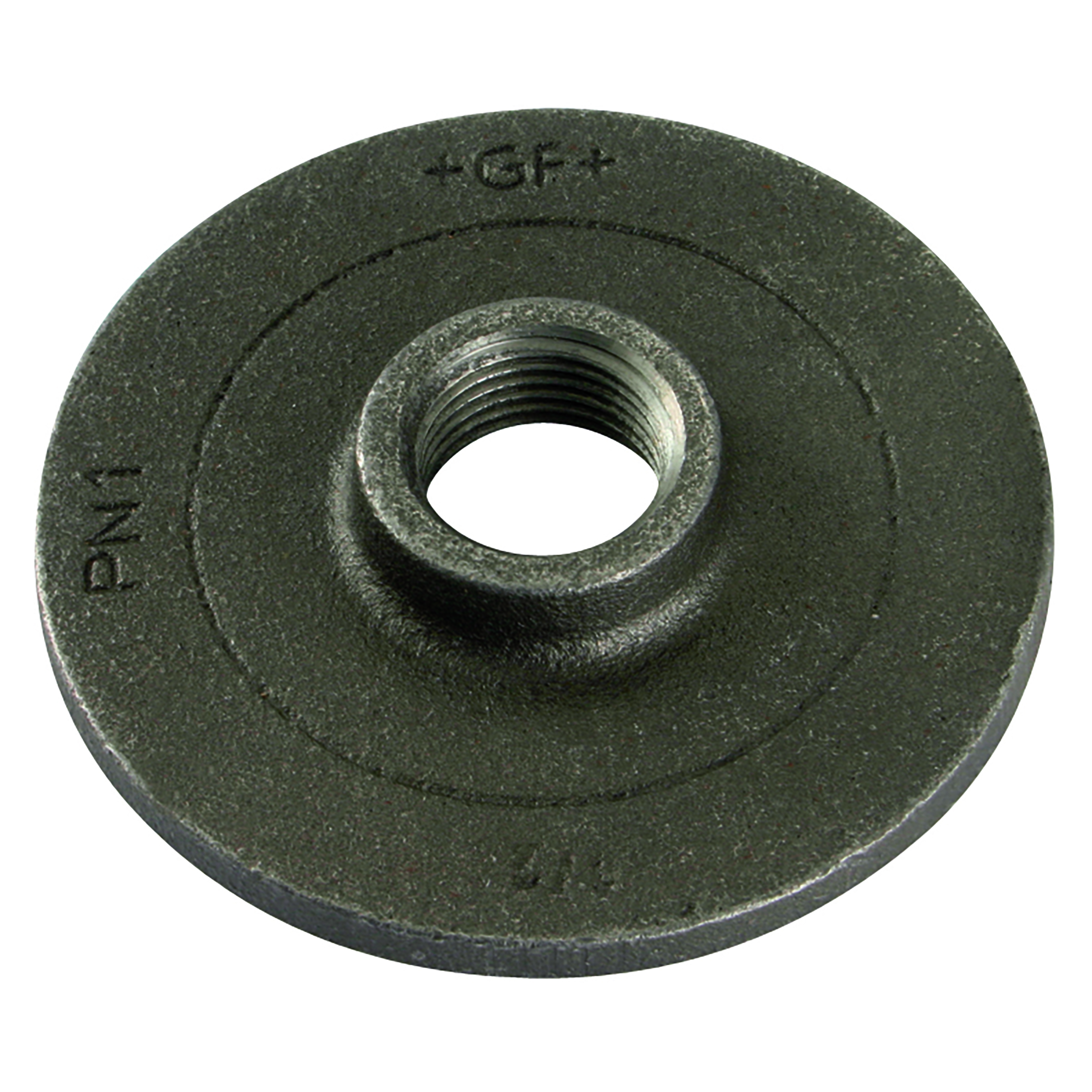 1.1/4"BSPP FLANGE UNDRILLED BLACK GF321