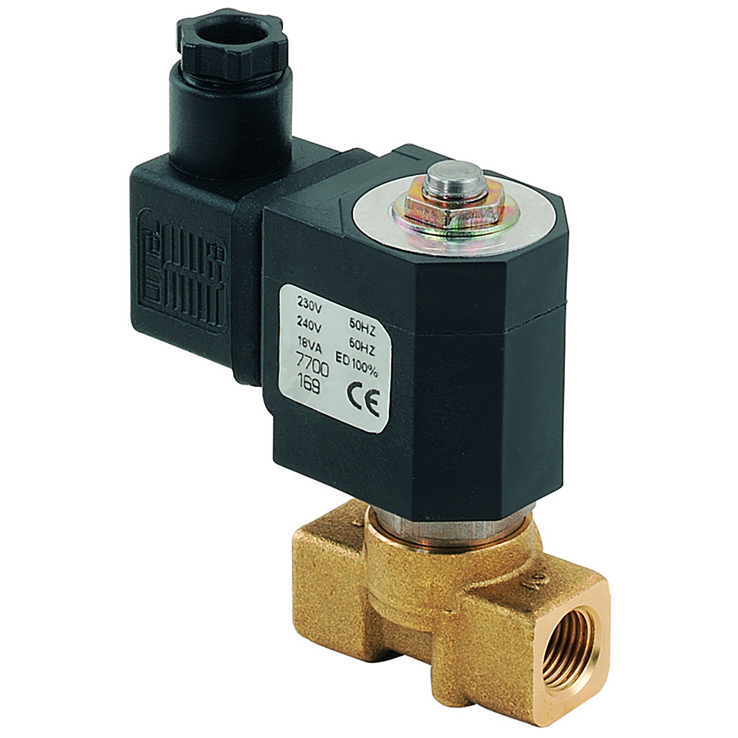 1/8" N/C 2/2 SOLENOID VALVE 24V DC