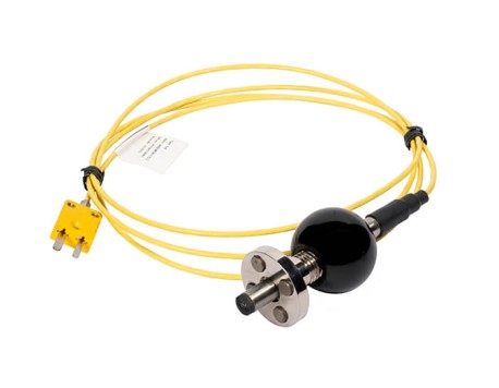Magnetic temperature sensor, max 300°C, 1.1m (yellow) heavy duty