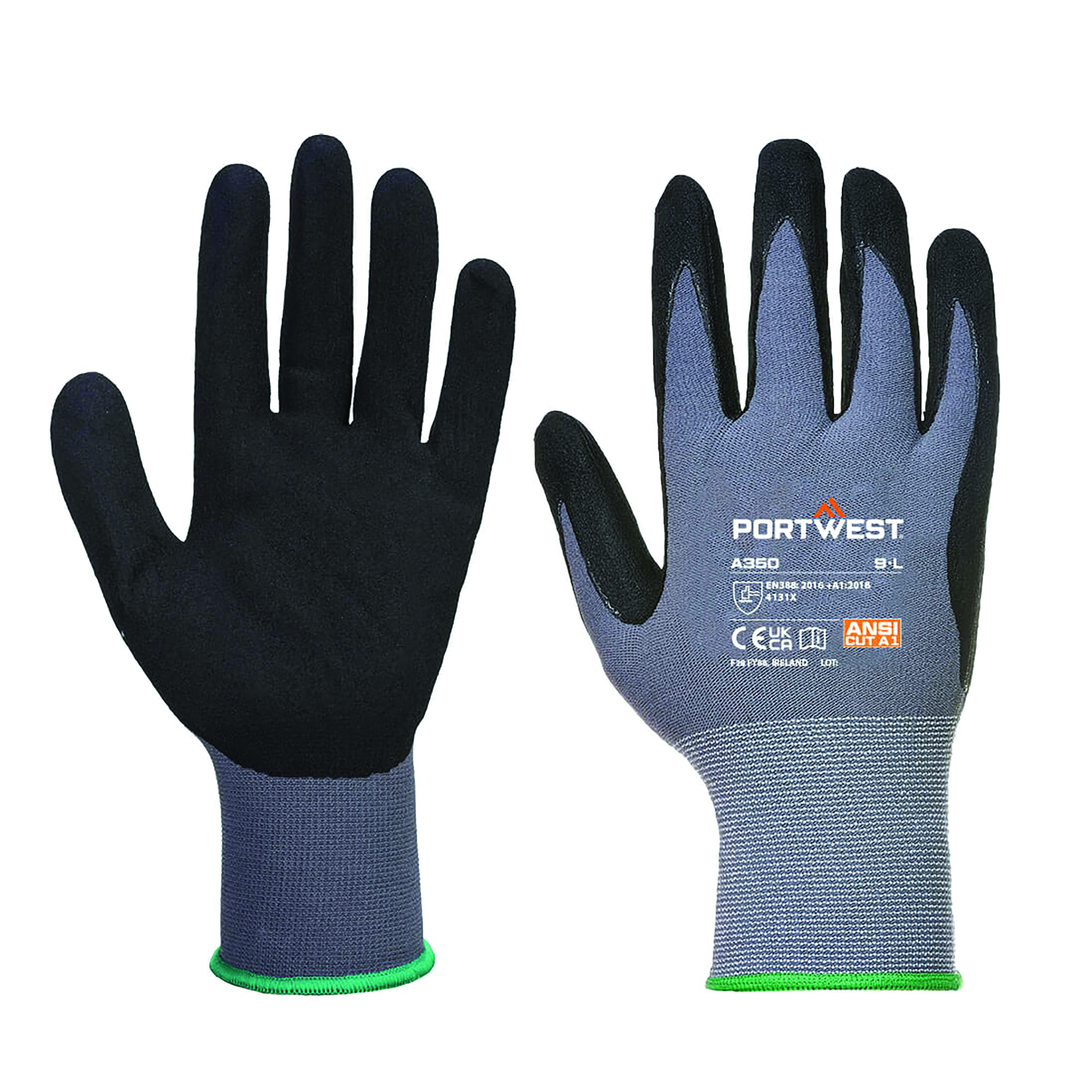 Dermiflex Glove Black XL, Portwest