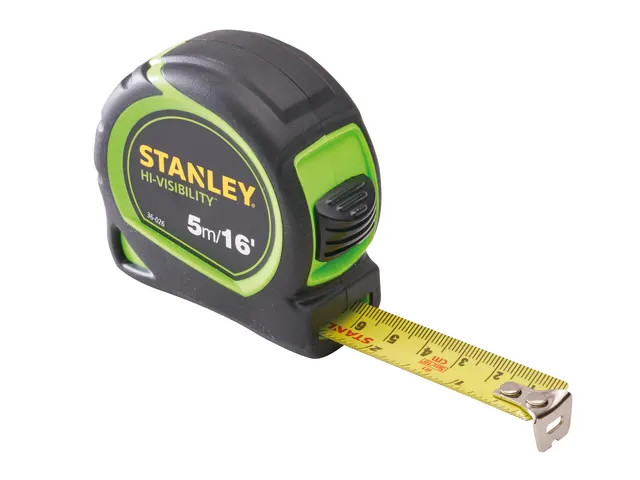 STANLEY® 5m (16ft) Hi-Vis Tylon Tape Measure