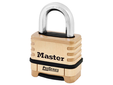 Master Lock ProSeries® Brass 4 Digit Padlock 57mm - Signet