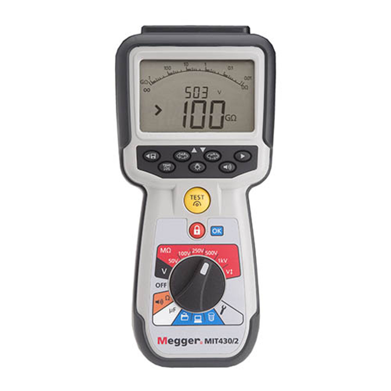 Megger MIT410/2 1000V Insulation Resistance Tester w/PI， DAR