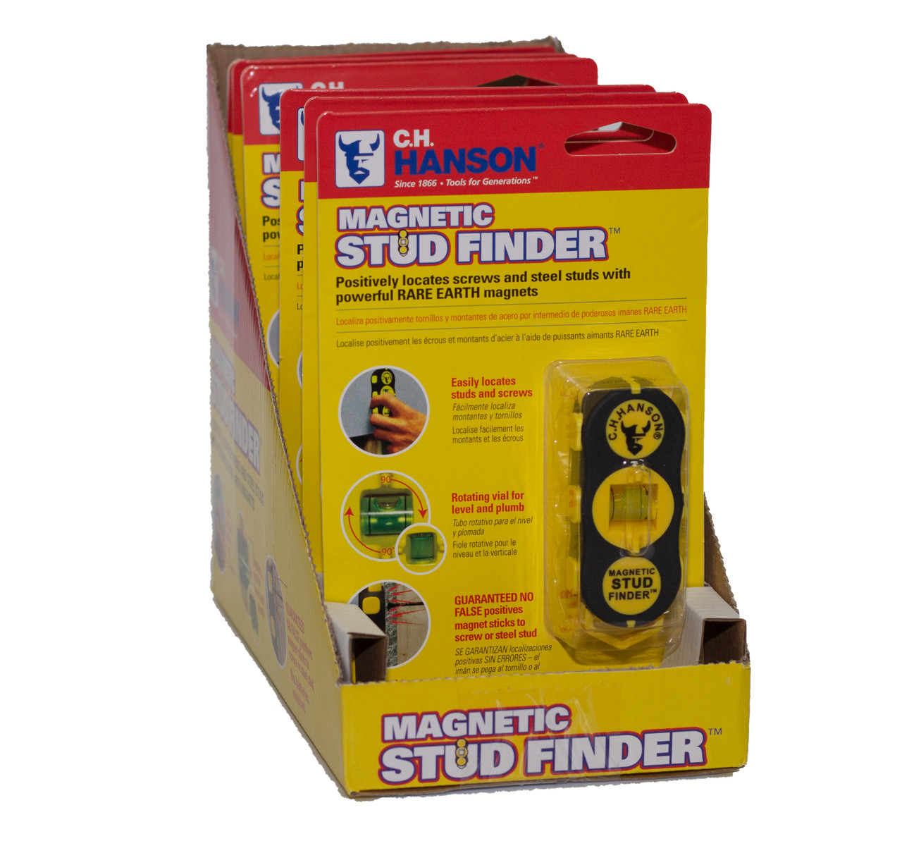 Hanson 03040 Magnetic Stud Finder