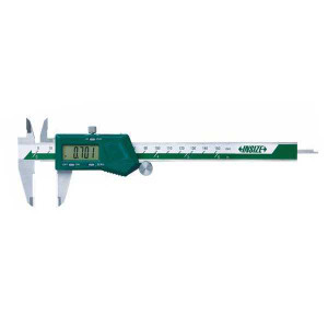Insize 1193-150 Electronic Caliper With Ceramic Tipped Jaws, 0-6"/0-150Mm