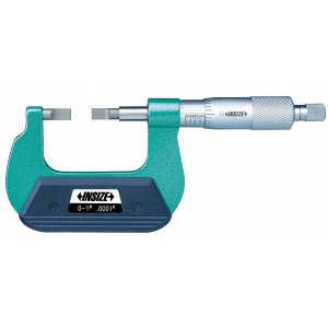 Insize 3232-1 Blade Micrometer, 0-1", Graduation .0001"