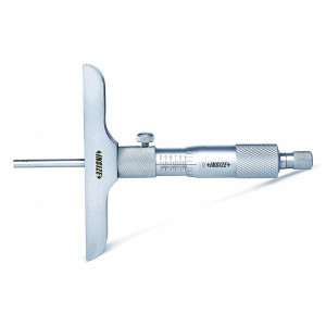 Insize 3240-4 Depth Micrometer, 0-4", Graduation .001"