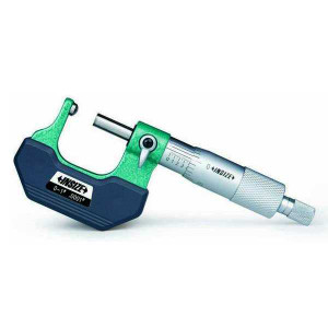 Insize 3260-1S Spherical Anvil Tube Micrometer, 0-1", Graduation .0001", Type B