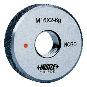 Insize 4120-3D5N Metric Thread Ring Gage, No Go, M3.5X0.6