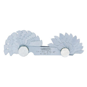 Insize 4820-122 Pitch Gage, 0.4-7.0Mm