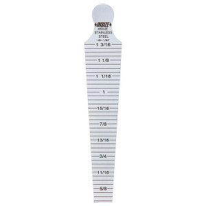 Insize 4833-3E Taper Gage, 1-3/16 ? 1-3/4", Graduation 1/64"