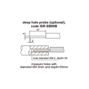 Insize Isr-Sb80B Deep Hole Probe