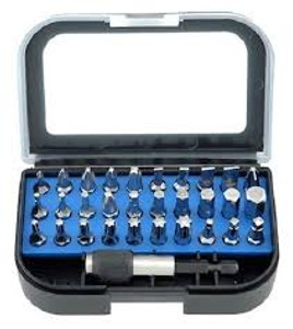 Triplett TBK-001 31-Piece Industrial Grade Screwdriver Bit Set