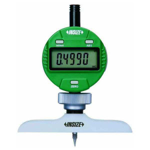 Insize 2141-201A Electronic Depth Gage, 0-12"/0-300Mm, Resolution .0005"/0.01Mm