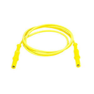 Cal Test CT3637-200-4 Lead, 4mm RShth P-P - SILIC 0.75, 200cm, Yellow