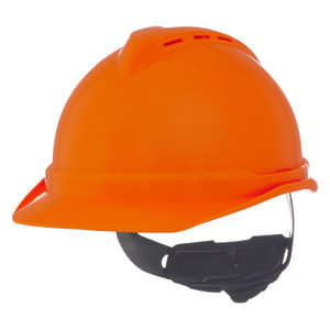 MSA 10034035 Cap,V-Gd 500 Vent,Fas-Trac 6Pt,Hiviz Org