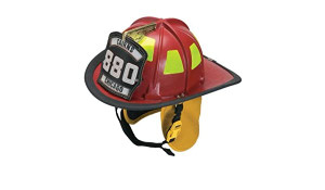 MSA 10047434 Helmet,880,Fire,Ess Goggle, Blue, Std