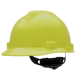 MSA 10061513 Cap,V-Gd,Lg,Hi-Viz Yel. Grn W/Ratchet QTY OF 20