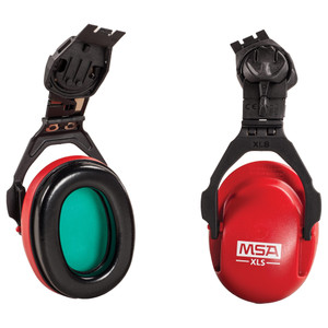 MSA 10061535 Earmuff, Xls, Cap Mount, Red