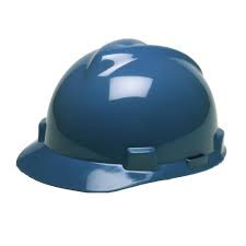 MSA 10113333 Cap,V-Gard,1-Touch,Dk Blu Canada,Lb/Ch