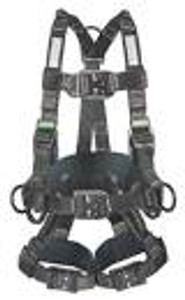 MSA 10164037 304 Harness,Blk,Kevlar,Bkd,Sd,Ftd,Xlg
