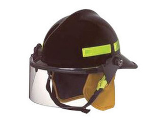 MSA 660CFSB Fire Helmet, 660C, Fs, Black, Std