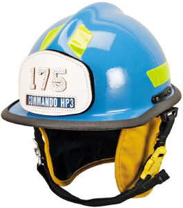 MSA HP3DSC Helmet,Hp3 Def, Fire, Blue, Std