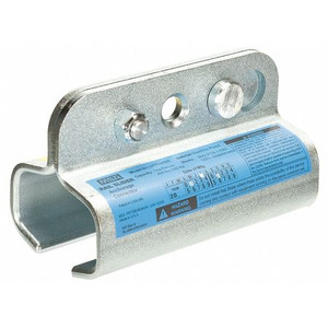 MSA SFPRS6000 Anchor Conn,Rail Slider,80-136#,Silver