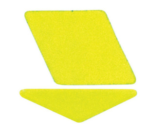 MSA SP12YP Scotchlite L/Y Diamonds, 2-Sets